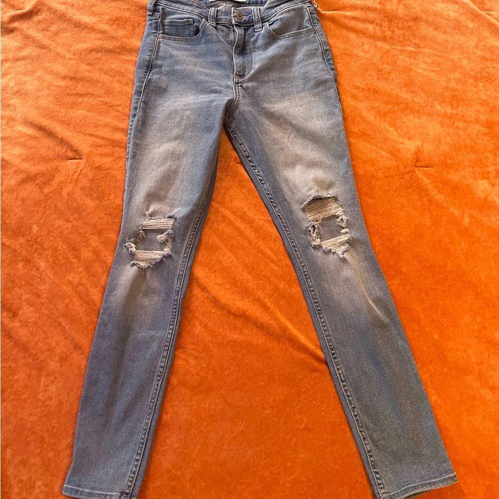 Hollister Jeans Curvy High-Rise Super Skinny Size 2 Short